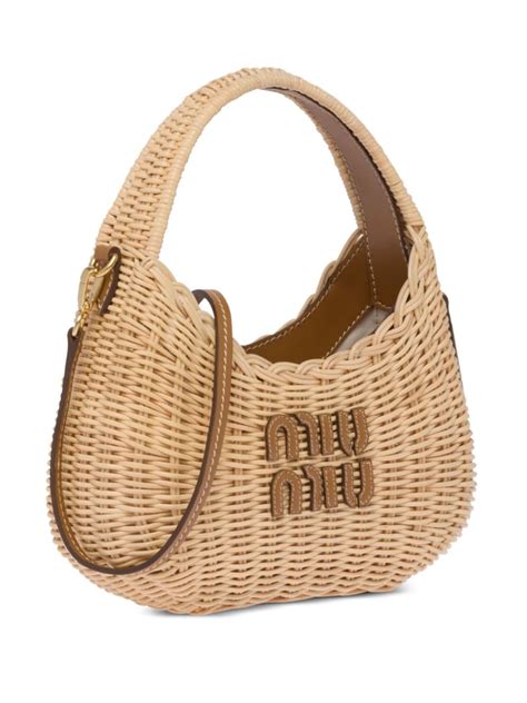 miu miu rattan bag|miumiu bag.